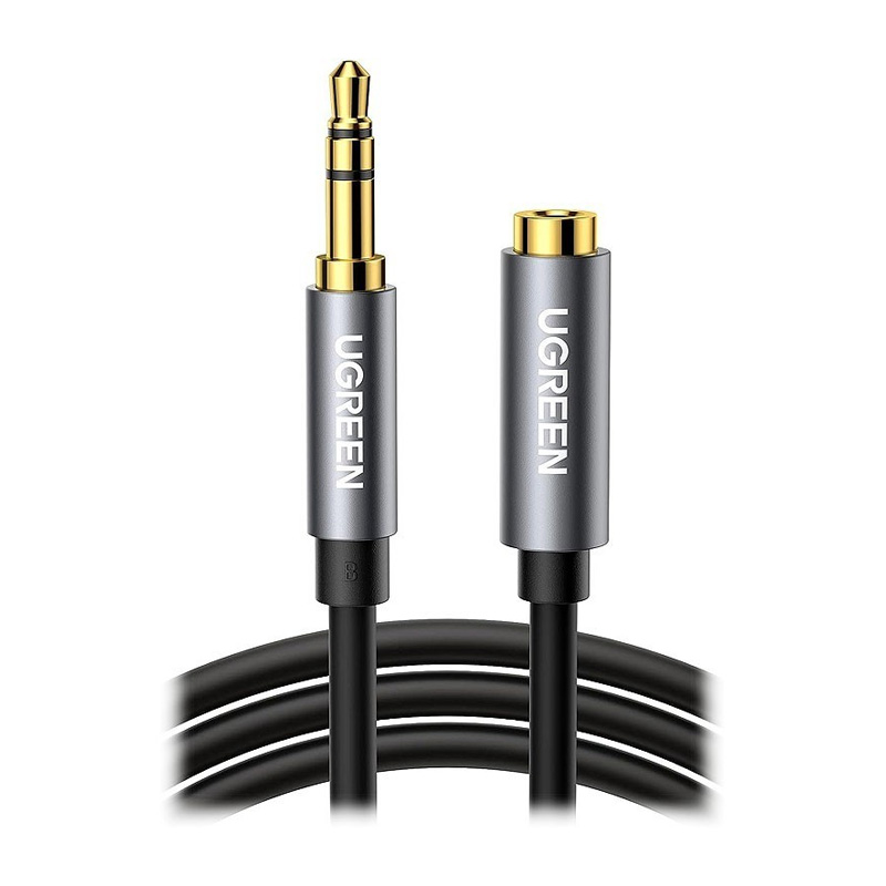 قیمت خرید فروش کابل رابط یوگرین UGREEN TRS to TRS Male to Female Extension Cable 1m Black AV118