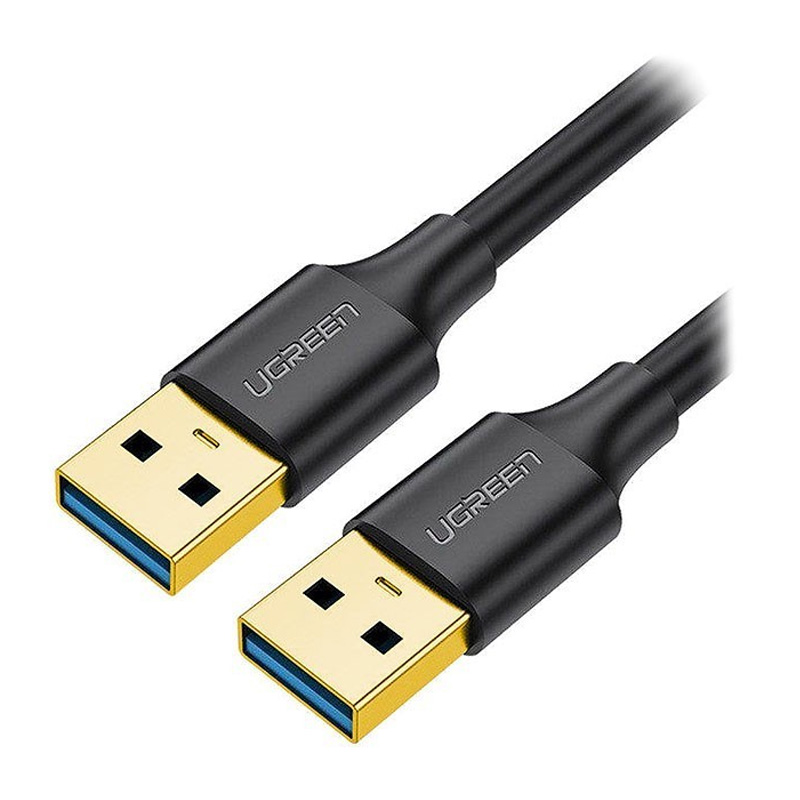 قیمت خرید فروش کابل رابط یوگرین UGREEN Type A to Type A USB 3.0 1m Black US128 10370