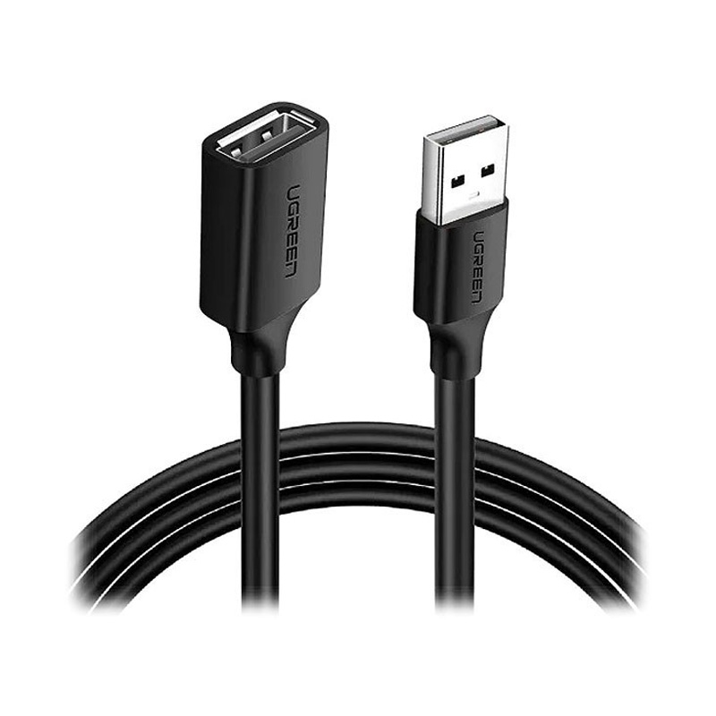 قیمت خرید فروش کابل رابط یوگرین UGREEN USB 2.0 A Male to Female Extension Cable 1m Black US103 10314