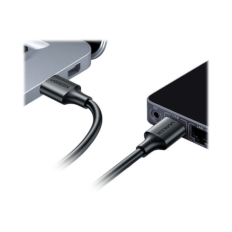 کابل رابط یوگرین UGREEN USB 2.0 A Male to Male Cable 2m Black US102 10311