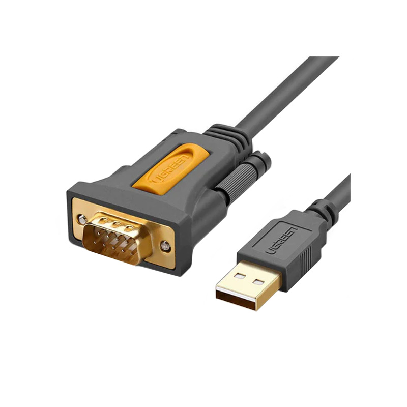 قیمت خرید فروش کابل رابط یوگرین UGREEN USB 2.0 A TO DB9 RS-232 Male Adapter Cable 2m CR104 20222