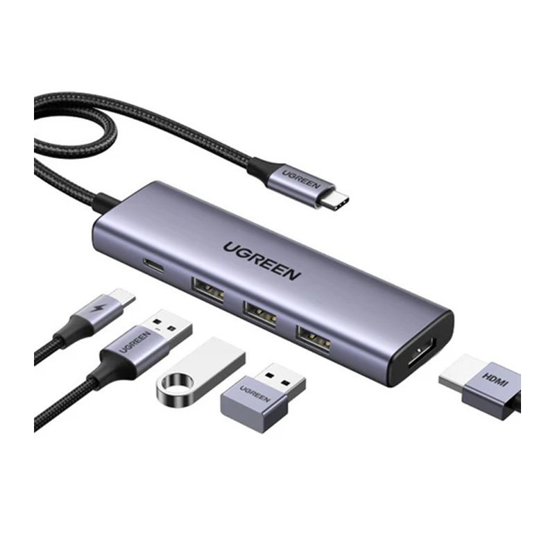 قیمت خرید فروش هاب یوگرین UGREEN USB-C 5-In-1 Multifunction Adapter CM511 15596