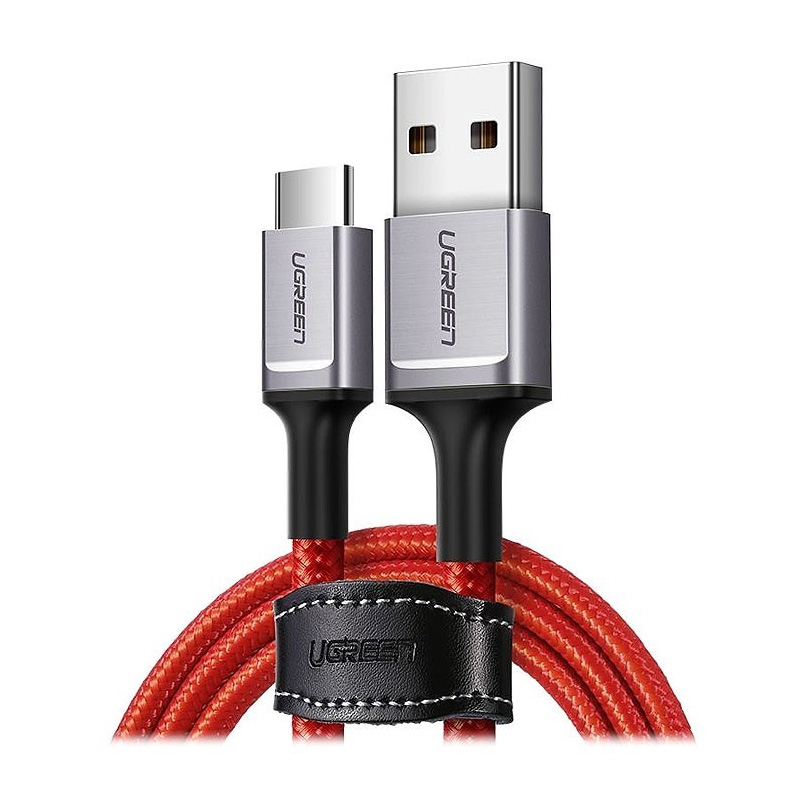 قیمت خرید فروش کابل رابط یوگرین UGREEN USB-C Male to USB 2.0 A Male 6A Red 1m US505 20527