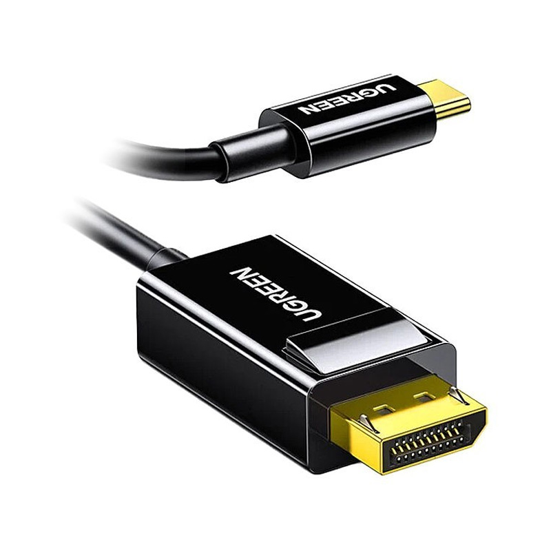 کابل رابط یوگرین UGREEN USB-C To DP Cable 1.5m Black MM139 50994
