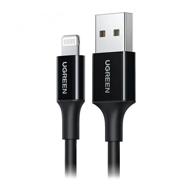 قیمت خرید فروش کابل رابط یوگرین UGREEN USB Type A to Lightning 1m Black US155