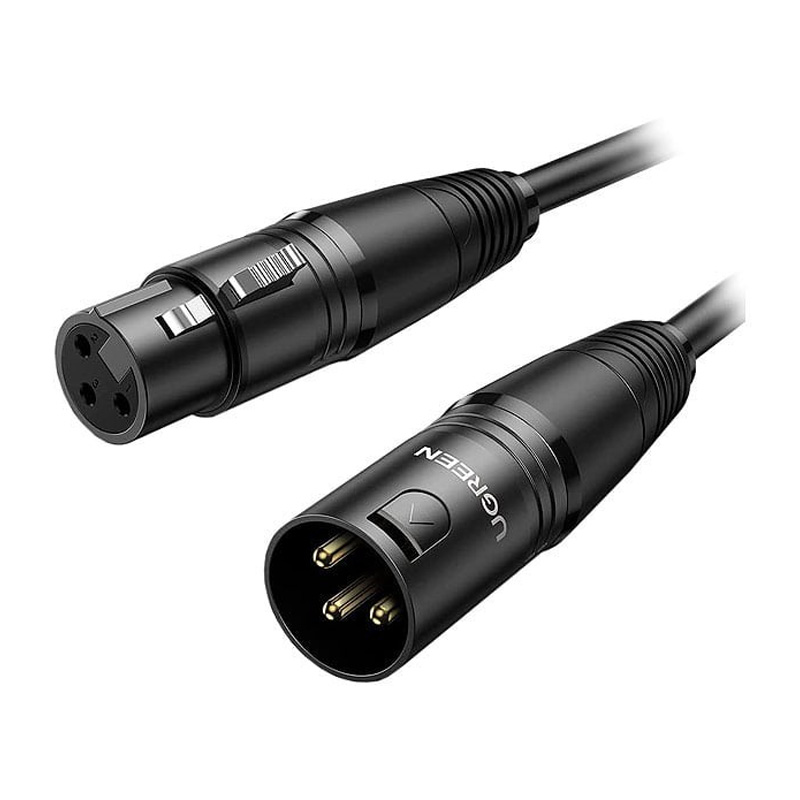 قیمت خرید فروش کابل رابط یوگرین UGREEN XLR to XLR 5m Black AV130