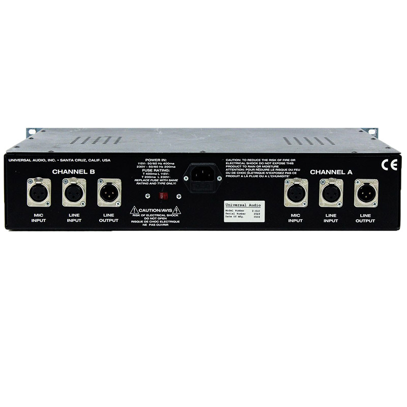 پری آمپ یونیورسال آدیو Universal Audio 2-610