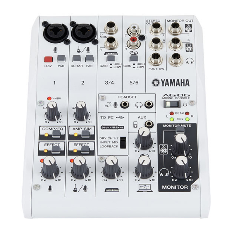 میکسر و کارت صدا یاماها Yamaha AG06