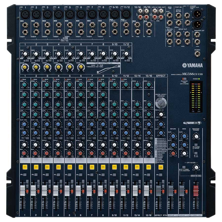 میکسر صدا یاماها Yamaha MG166CX-USB