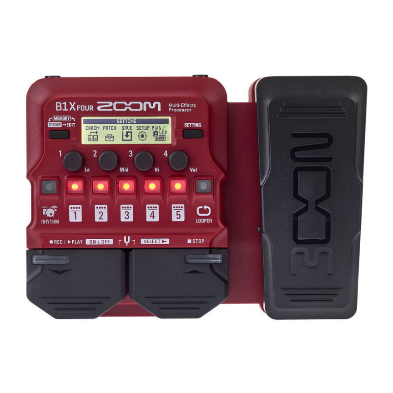 افکت گیتار بیس زوم ZOOM B1X Four
