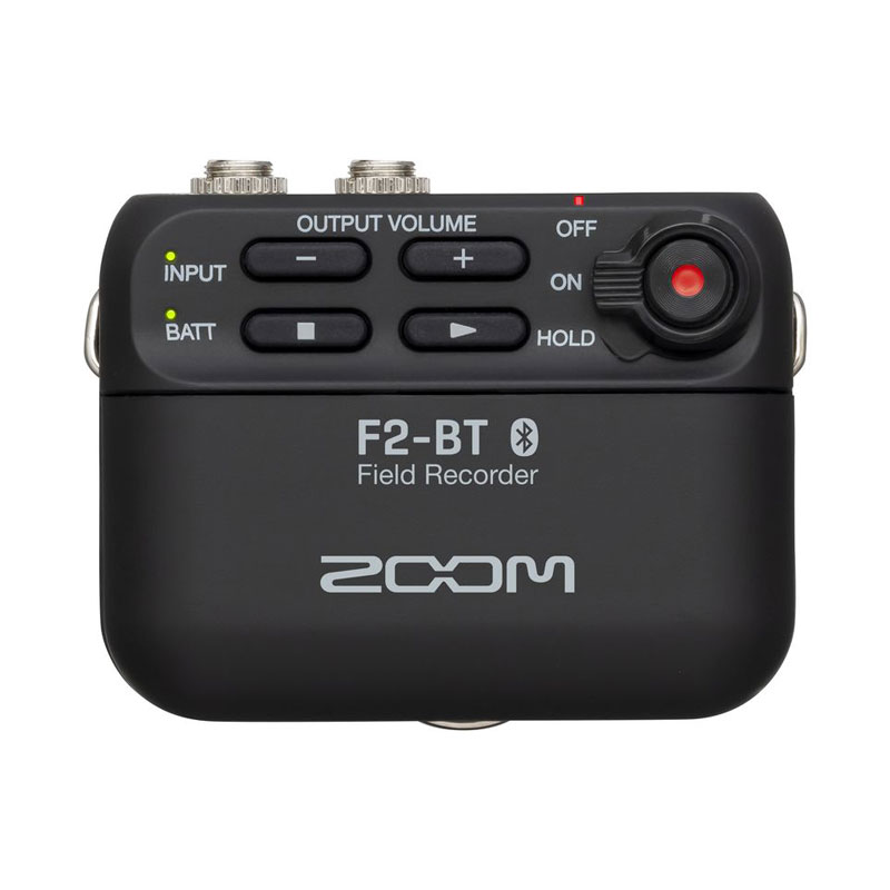 رکوردر بلوتوث یقه‌ای زوم ZOOM F2 BT Black