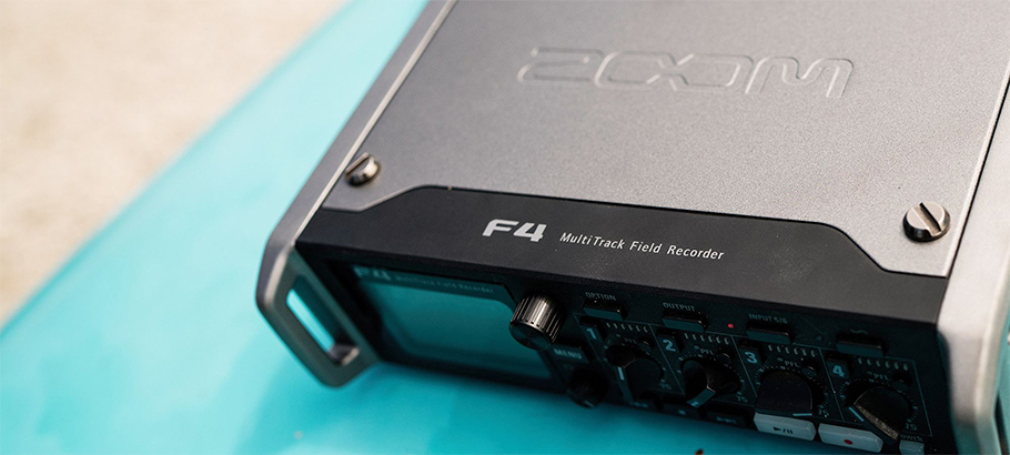 ZOOM F4 Multitrack Field Recorder رکوردر صدا