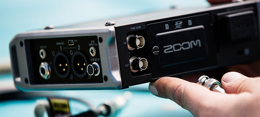 ZOOM F4 Multitrack Field Recorder رکوردر صدا