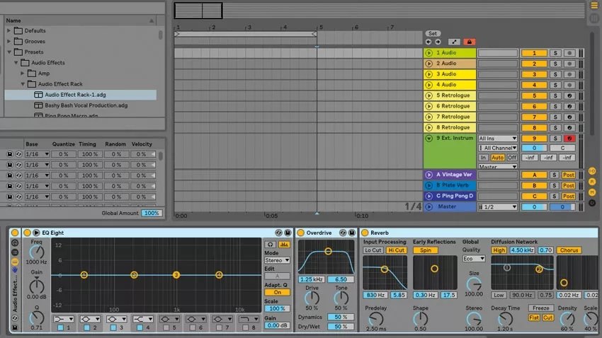 پردازش و Automation لوپ در Ableton Live