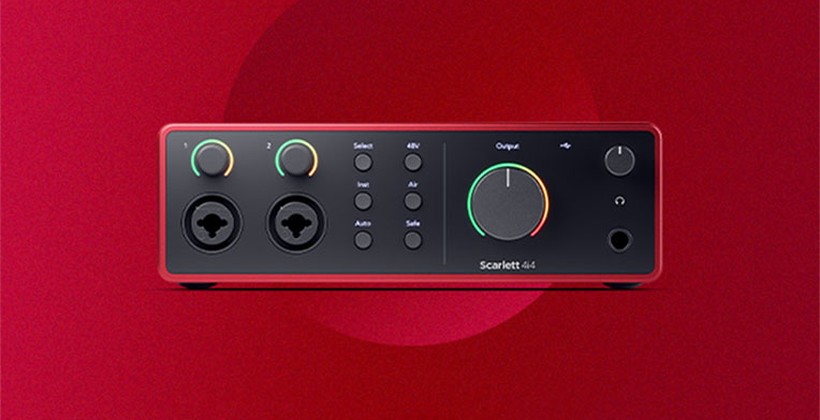 کارت صدا Focusrite Scarlett 4i4 نسل چهارم