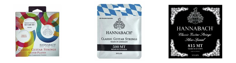 بسته سیم گیتار کلاسیک Hannabach