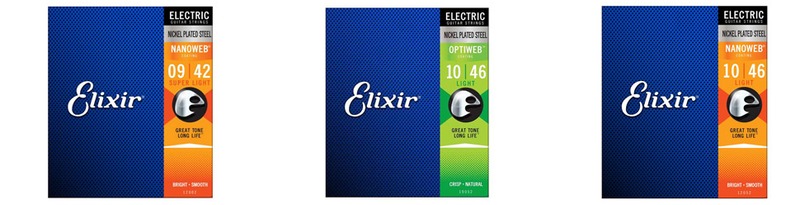 بسته سیم گیتار الکتریک Elixir