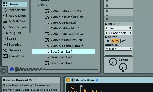 مقایسه سمپل‌های Kick و Bass Drum