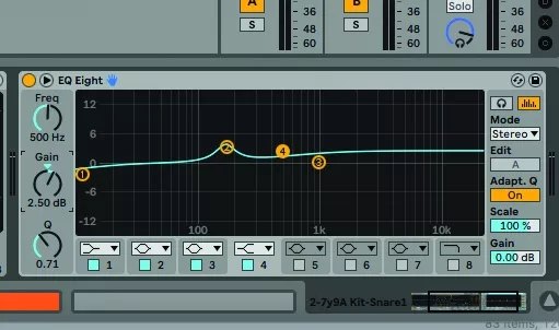 کنترل Resonance کیک با EQ