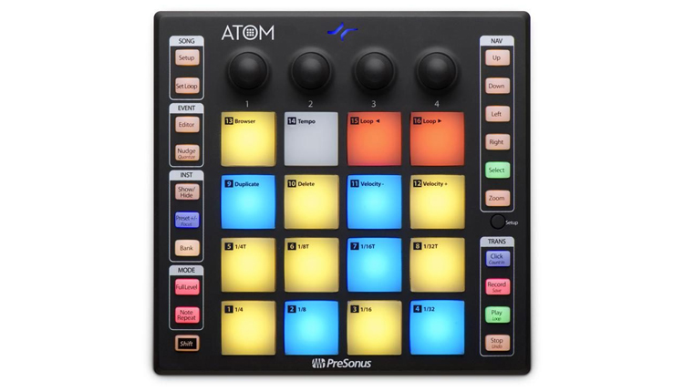 PreSonus با ATOM به دنیای موزیک دنس الکترونیک قدم می گذارد