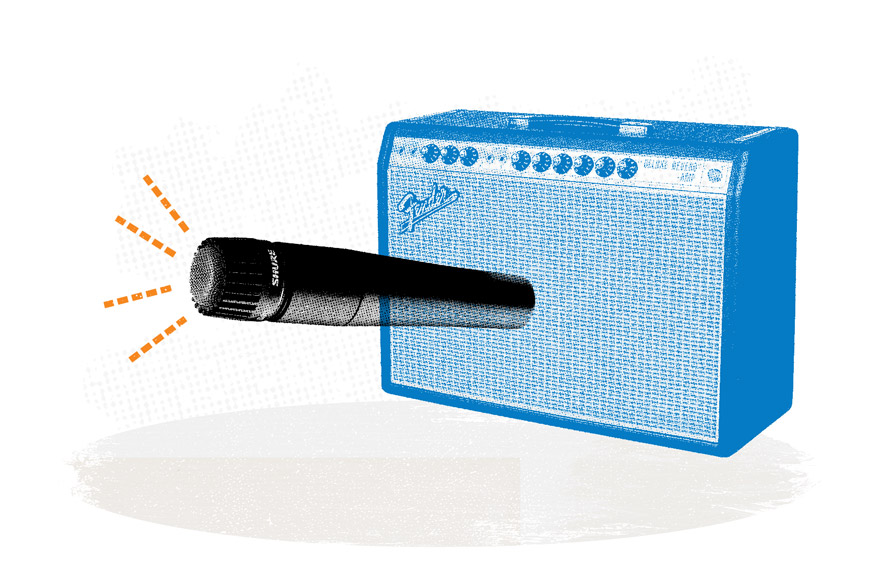 میکروفن را برعکس کنید