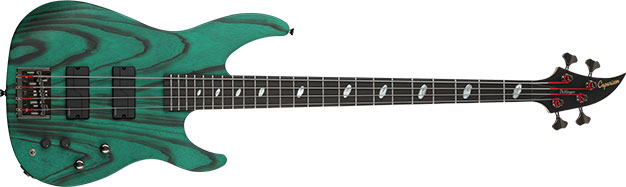Caparison Guitars Dellinger-BASS — Dark Green Matt
