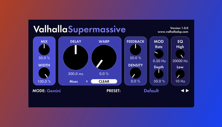 Valhalla DSP Supermassive آپدیت شد